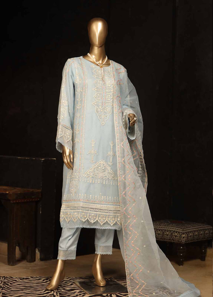 Bin Saeed Stitched Luxury Pret 3Pc Chiffon Collection – ZEF-C2001A
