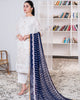 Blanco Semi-Stitched White Chiffon Collection Chapter-2 – D-06