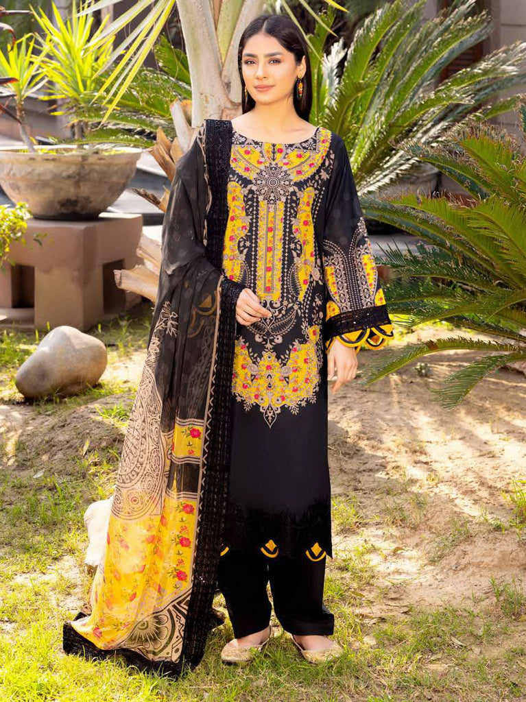Charizma Combination Embroidered Lawn Collection 2023 – CC-02