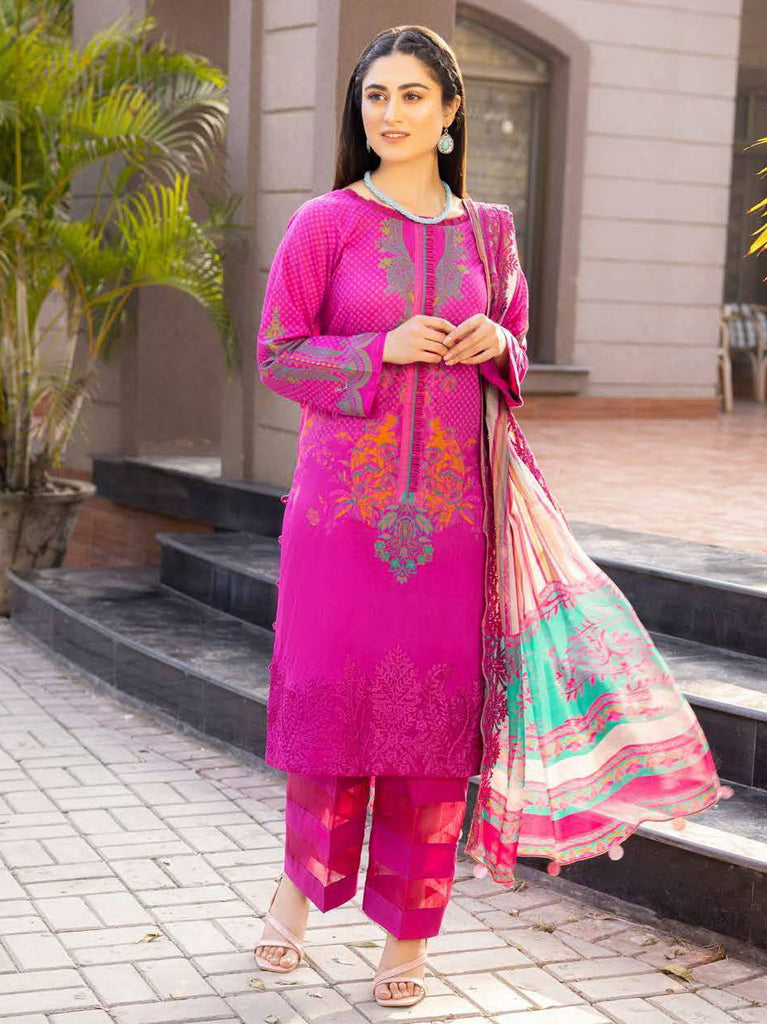 Charizma Combination Embroidered Lawn Collection 2023 – CC-04