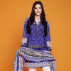 Gul Ahmed Summer 2017 - Royal Blue 3 PC Printed Lawn Dress CL-211 C