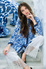 Gul Ahmed Blue Embroidered Lawn CL-69 B - YourLibaas
 - 1
