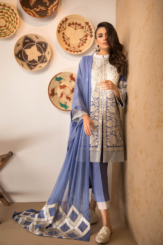 Sapphire Naqsh Dar Lawn Eid Collection Vol-V – Classic Conversations