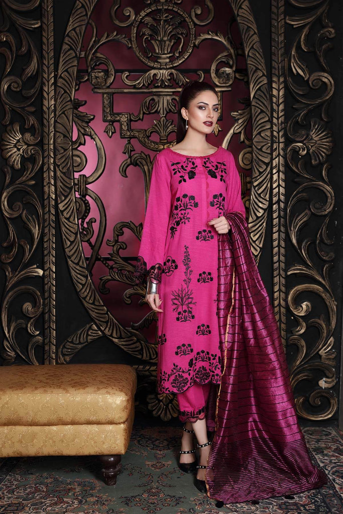 Charizma Slub Leather Collection (with Banarasi Woven Duppata) – Vivid Symphony CSL-07