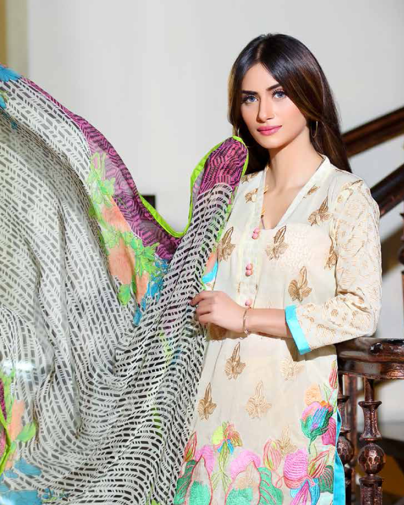 Charizma Embroidered Swiss Range Vol-3 – CSR-28 - YourLibaas
 - 1