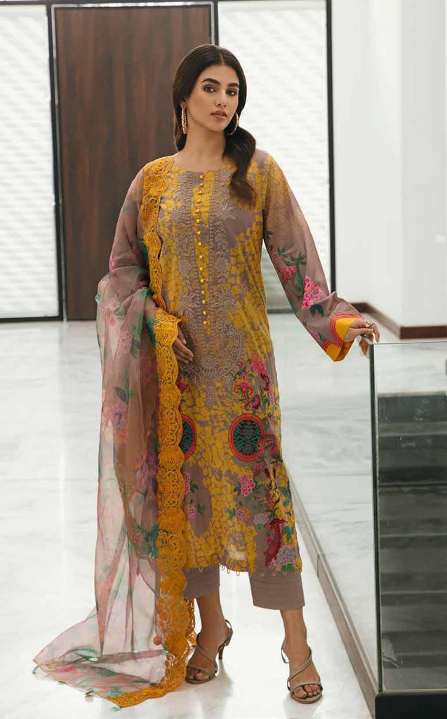 Charizma Aaghaz Embroidered Lawn Collection 2023 – AG-05A