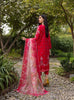 Charizma Aniiq · Printed Lawn Suit with Embroidered Organza Net Dupatta – ANS-03 Cherry Blossom