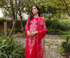 Charizma Aniiq · Printed Lawn Suit with Embroidered Organza Net Dupatta – ANS-03 Cherry Blossom