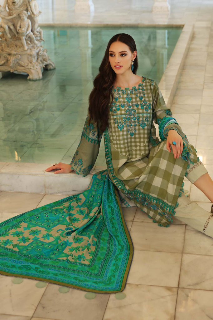 Charizma C-Print · Printed Suit With Printed Marina Shawl – CPW22-07