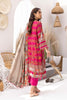 Charizma C-Prints Fall/Winter · Slub Linen Suit with Pashmina Shawl – CPW22-31A
