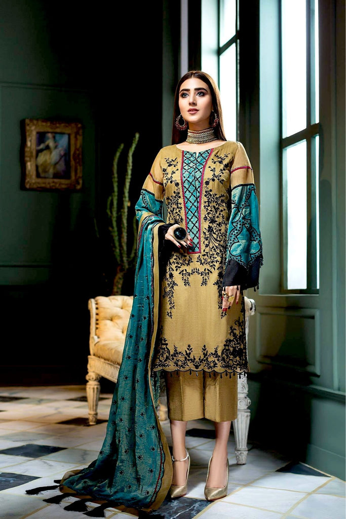 Charizma Chimmer Embroidered Chiffon Collection – CHM-38