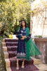 Charizma Combinations · Embroidered Lawn Suit With Embroidered Chiffon Dupatta – CCS-25