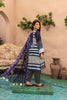 Charizma Combinations · Embroidered Lawn Suit With Embroidered Chiffon Dupatta – CCS-27