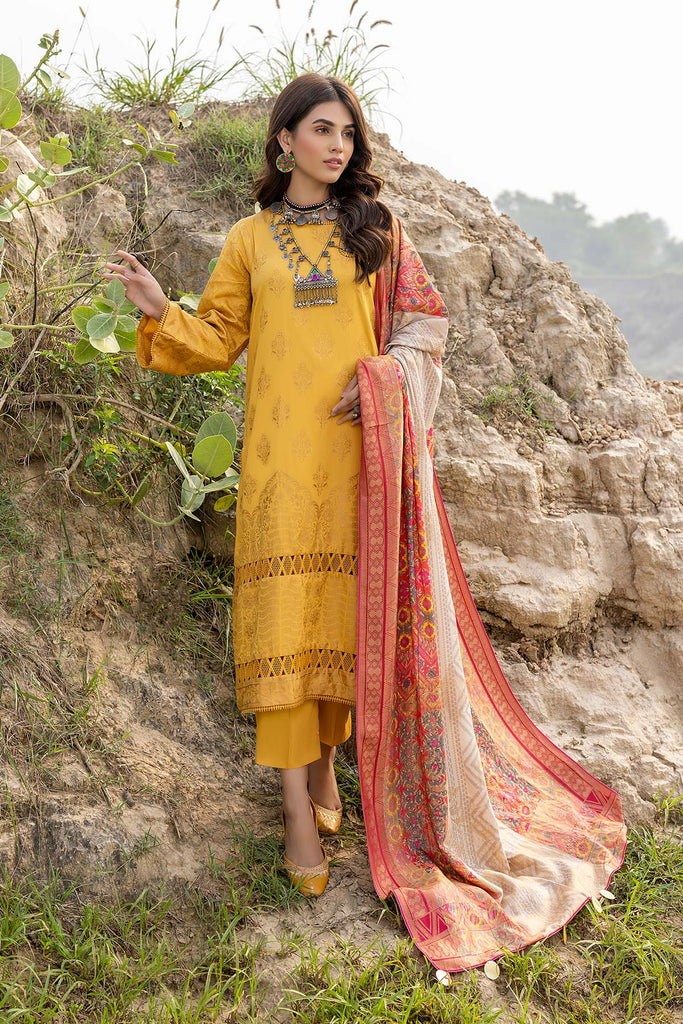 Charizma Embroidered Marina Jacquard Collection with Shawl – CMJ22-06