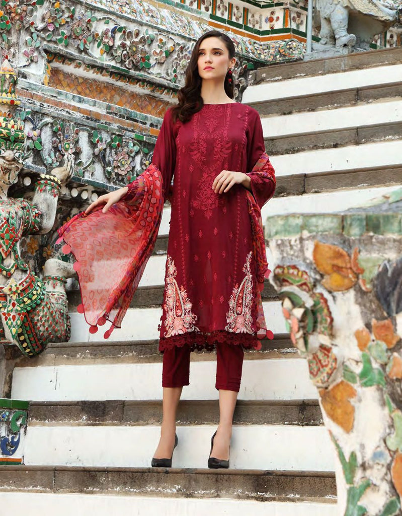 Charizma Embroidered Swiss Voil Collection – CSV-3