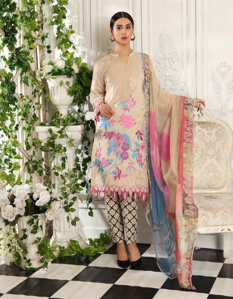 Charizma Embroidered Swiss Voil Collection – CSV-8