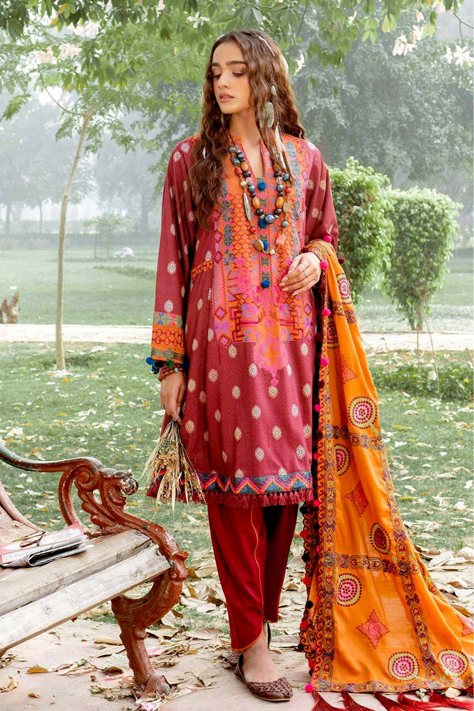 Charizma Masakali · Embroidered Masoori Jacquard with Embroidered Shawl – MSK-15