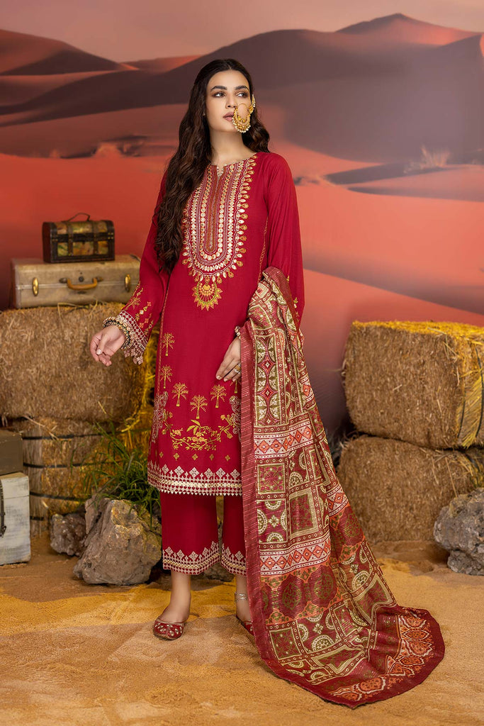 Charizma Miraas Embroidered Khaddar Collection – CM22-02