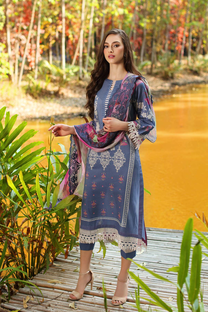 Charizma Print Melody · Printed Lawn Suit With Embroidered Chiffon Dupatta – PEC22-20