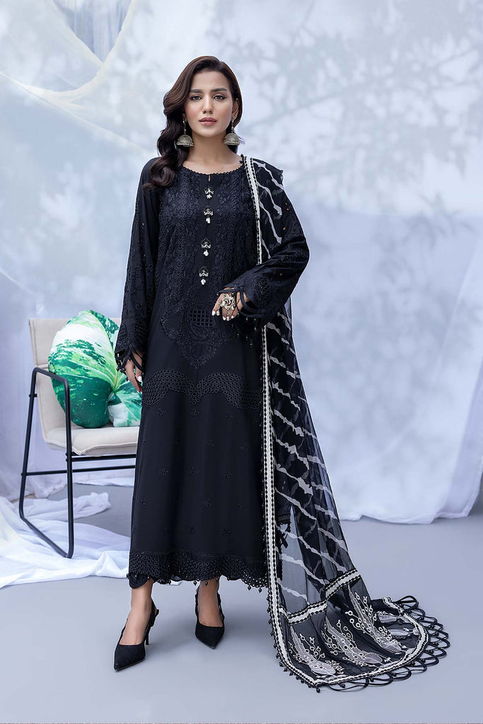 Charizma Qara Embroidered Lawn With Embroidered Chiffon Dupatta – CQ22-10