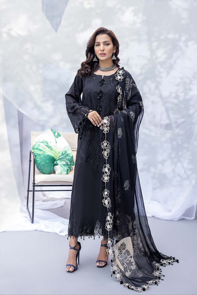 Charizma Qara Embroidered Lawn With Embroidered Chiffon Dupatta – CQ22-11