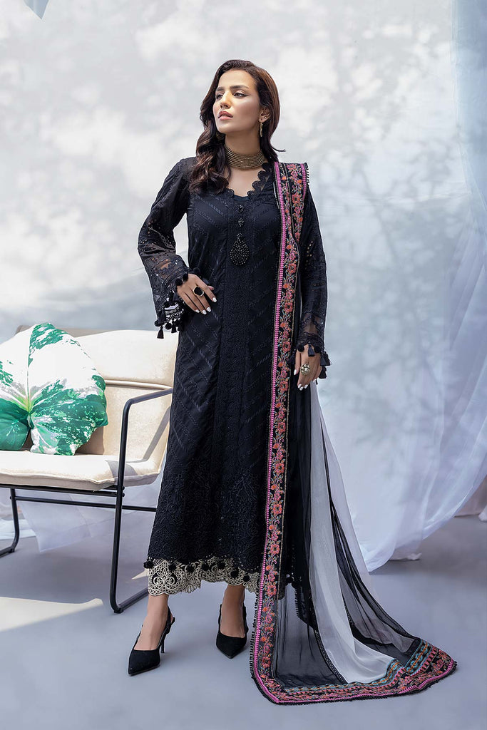 Charizma Qara Embroidered Lawn With Embroidered Chiffon Dupatta – CQ22-12