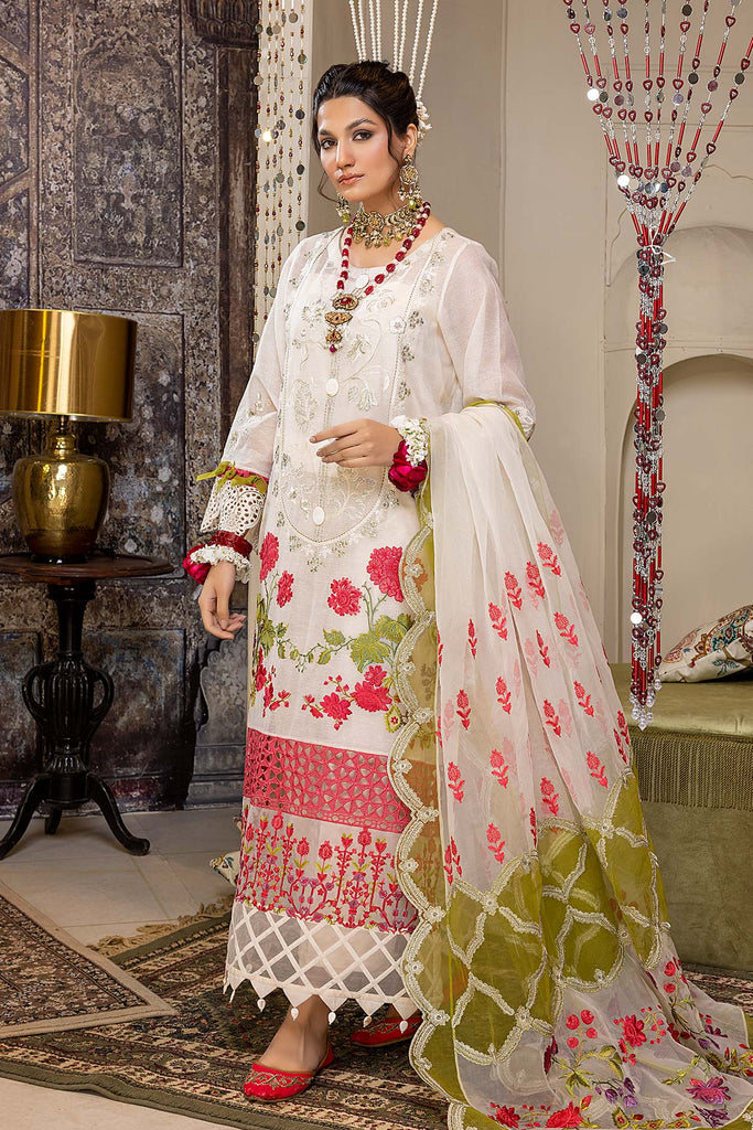 Charizma Riwayat-e-Rang Luxury Festive Collection · Embroidered Lawn with Embellished Dupatta – ED-04