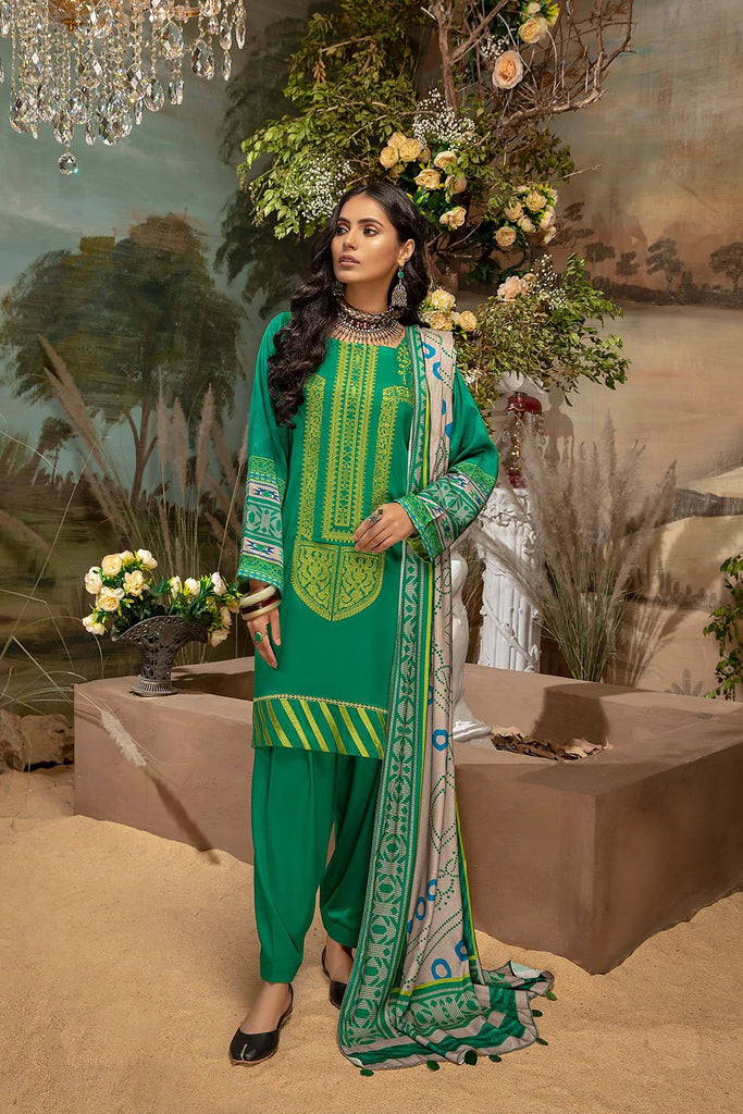 Charizma Sheen · Embroidered Marina With Shawl Vol-1 – SHW-02