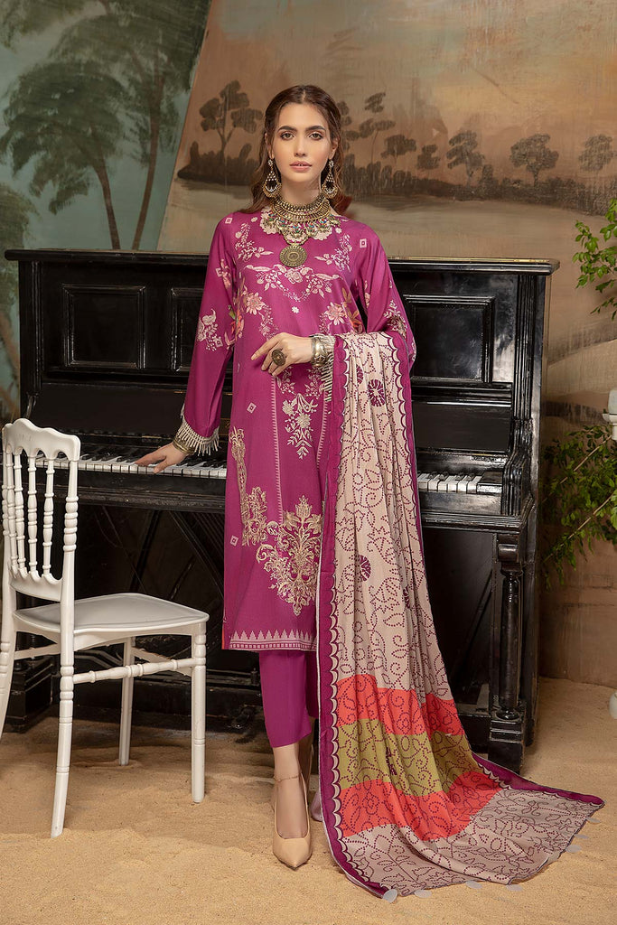 Charizma Sheen · Embroidered Marina With Shawl Vol-1 – SHW-09
