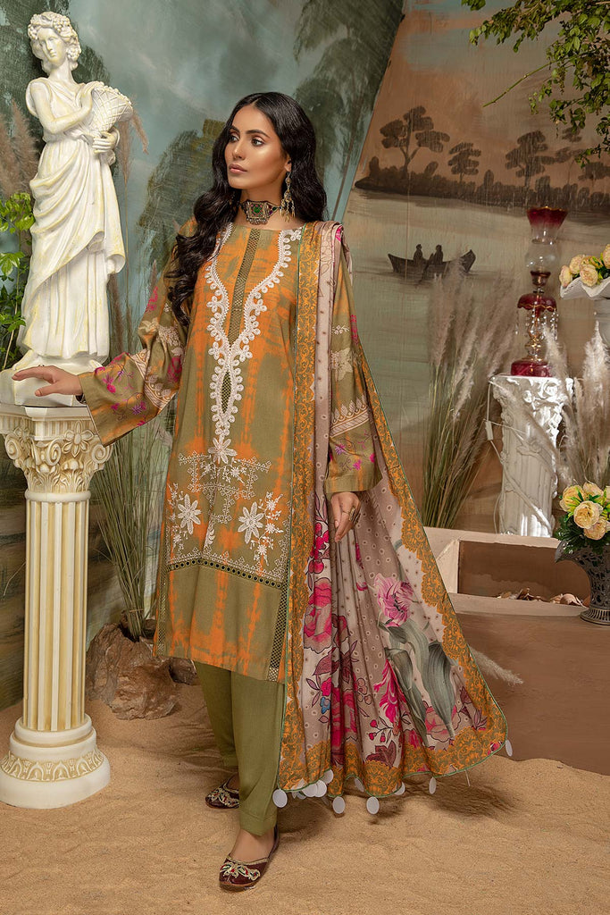 Charizma Sheen · Embroidered Marina With Shawl Vol-1 – SHW-10
