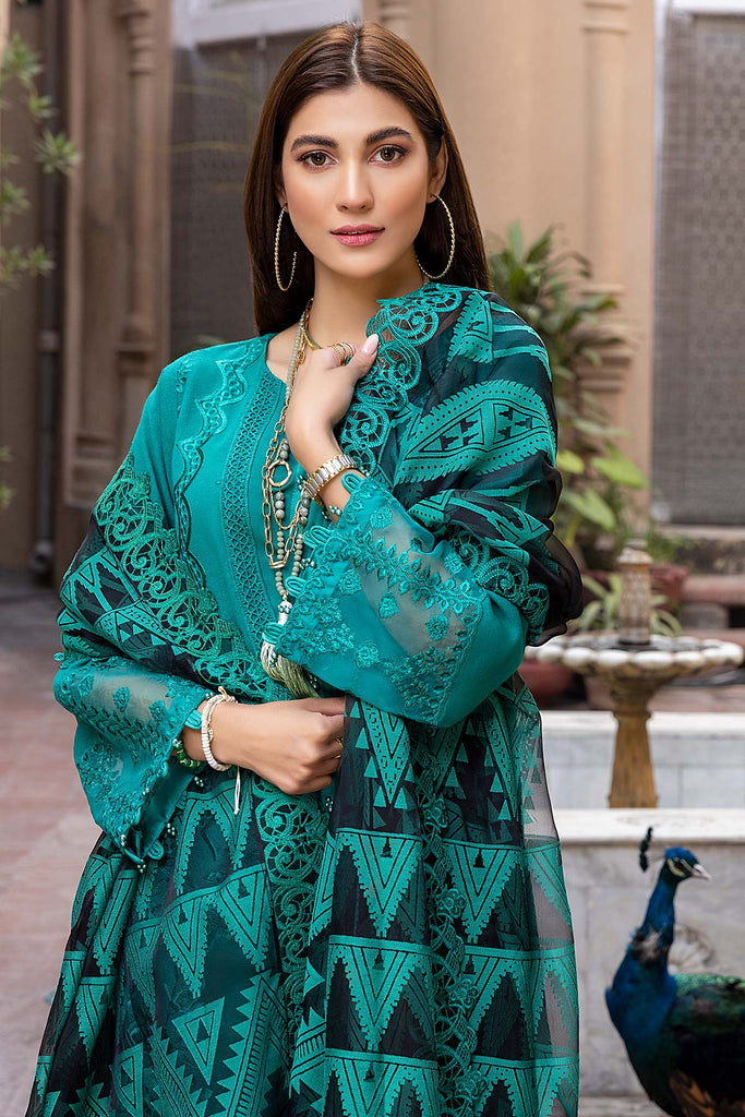 Charizma Signature Embroidered Lawn Karandi Collection – CLK-02