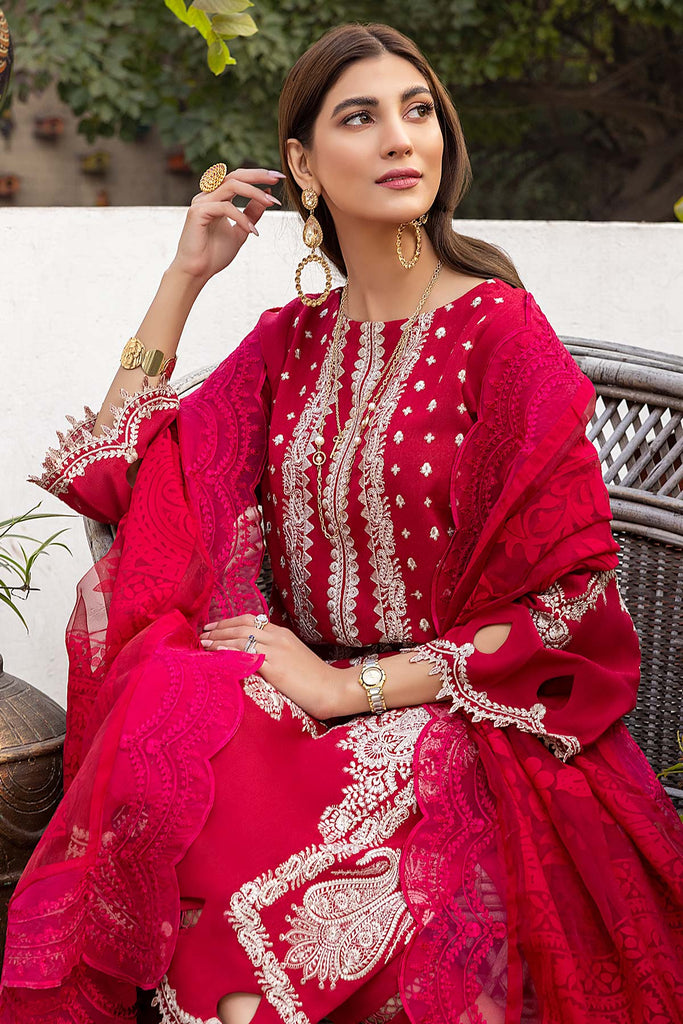 Charizma Signature Embroidered Lawn Karandi Collection – CLK-06