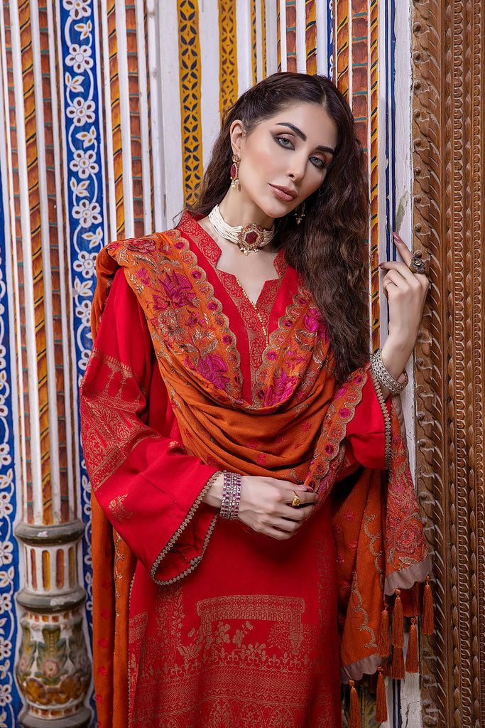Charizma Signature · Embroidered Leather Jacquard with Shawl – CLJ-13