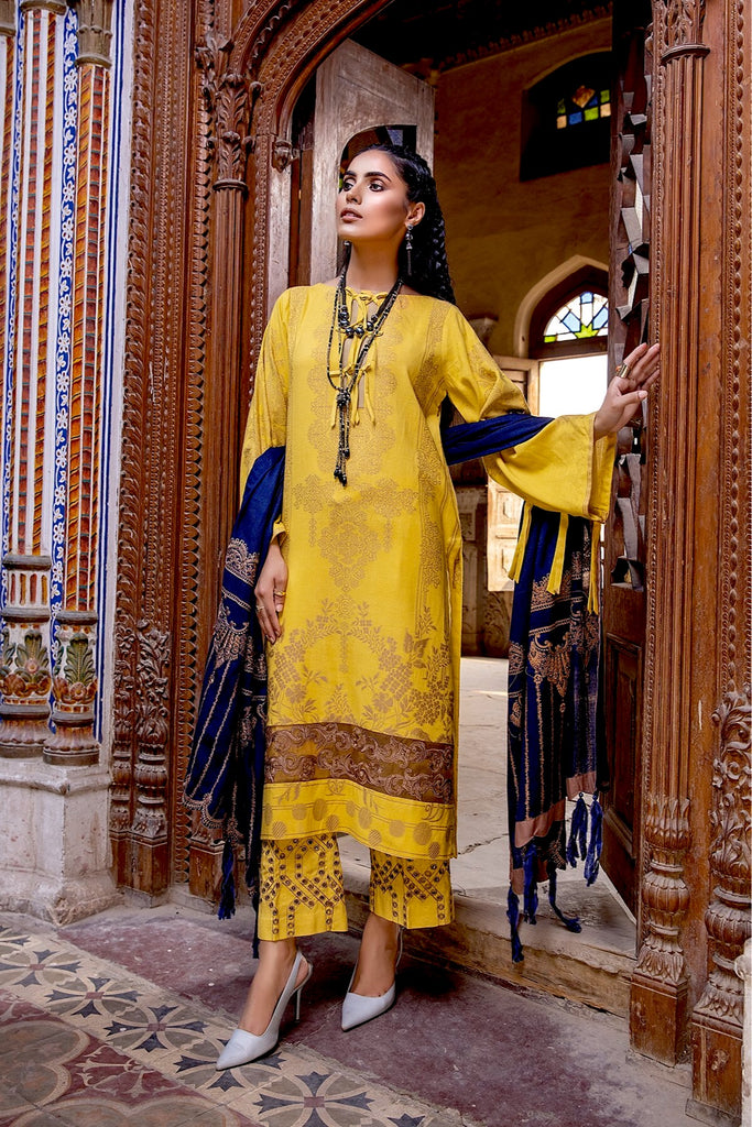 Charizma Signature · Embroidered Leather Jacquard with Shawl – CLJ-14