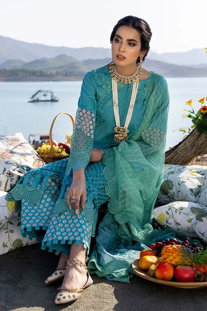 Charizma Signature Summer Festive Collection · Embroidered Lawn with Embellished Dupatta – CFL-03A