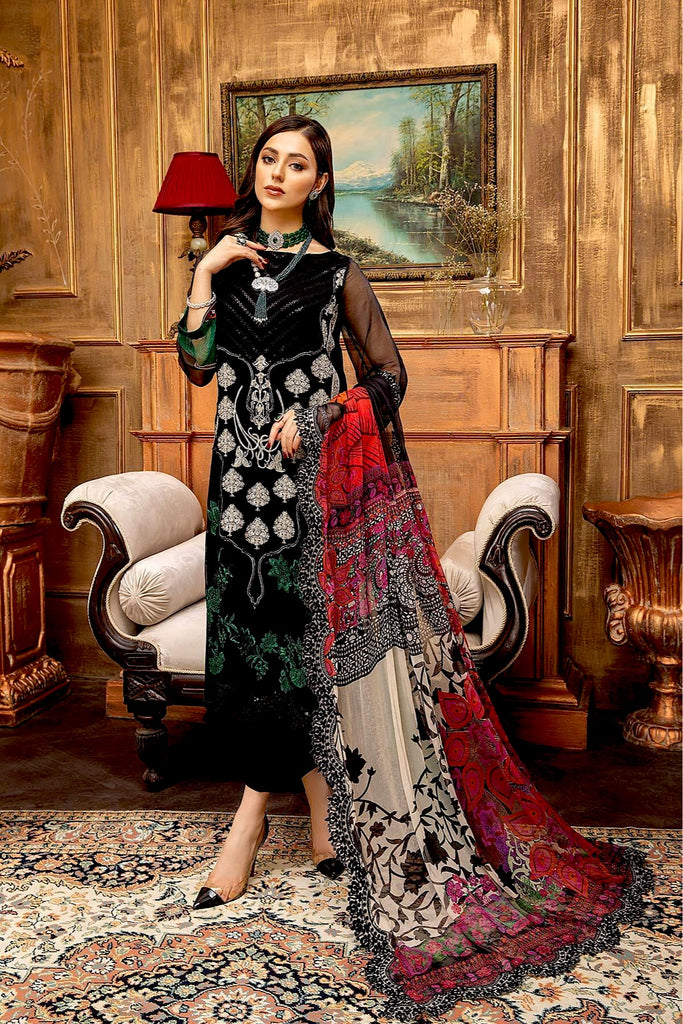 Charizma Vasal Embroidered Chiffon Collection 2021 – VSL-01