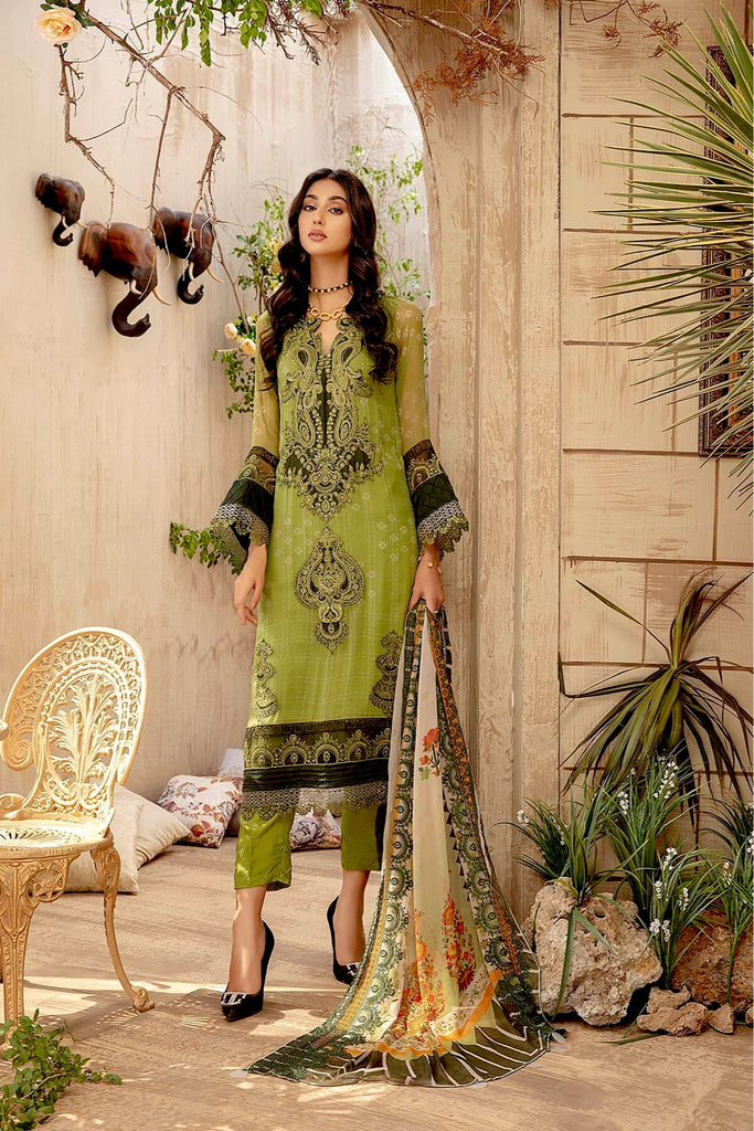 Vasal by Charizma Embroidered Chiffon Suits Unstitched 4 Piece CRZ25VLC VSL25-13 - Luxury Collection main image 0