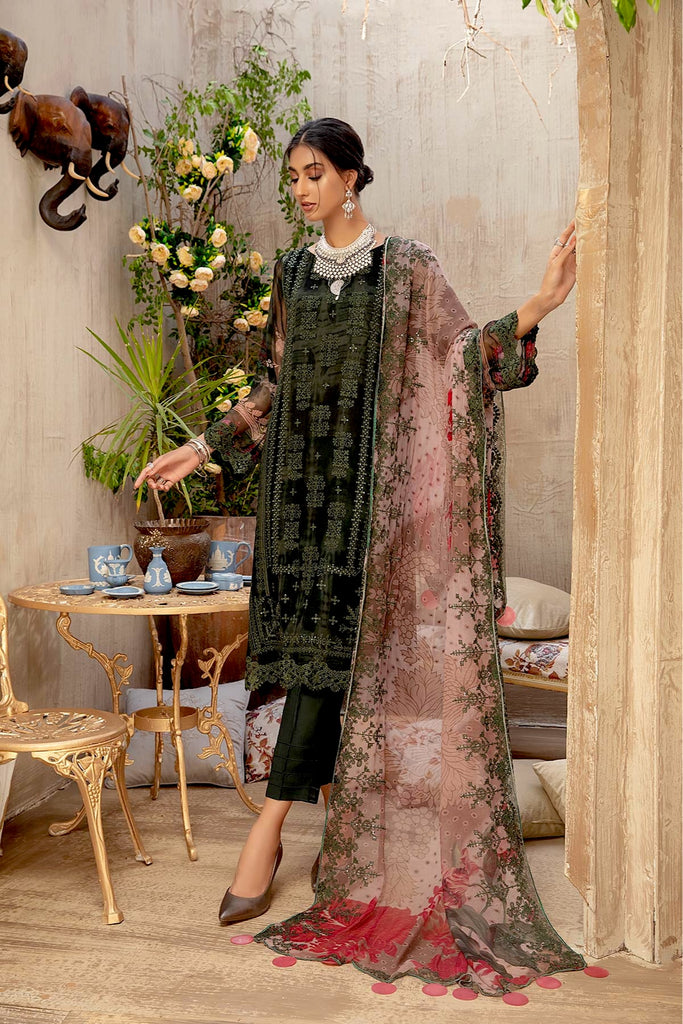 Charizma Vasal Embroidered Chiffon Collection 2021 – VSL-13