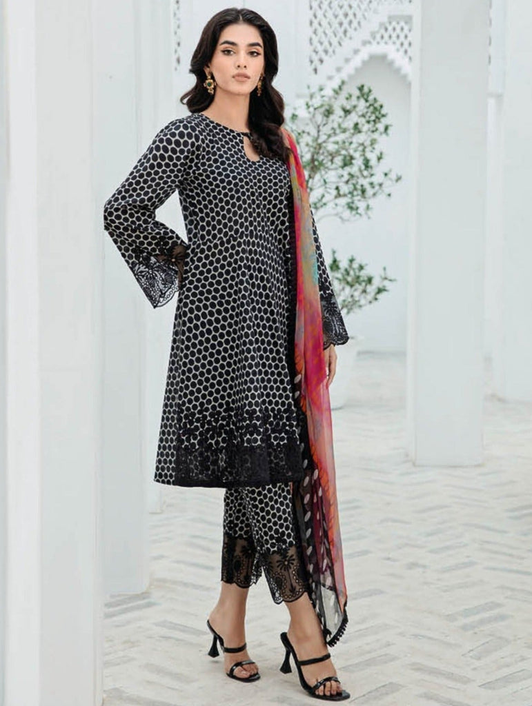 Charizma Combination Embroidered Lawn Collection 2024 – 04