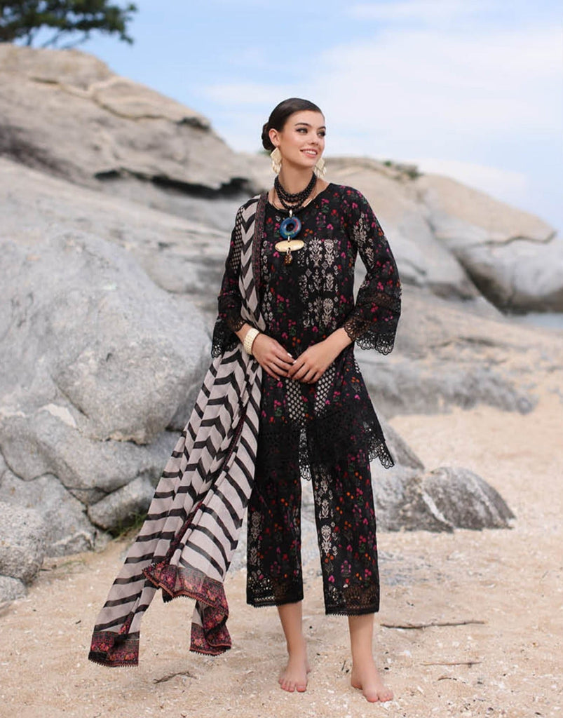 Charizma Combination Embroidered Lawn Collection 2024 – 09