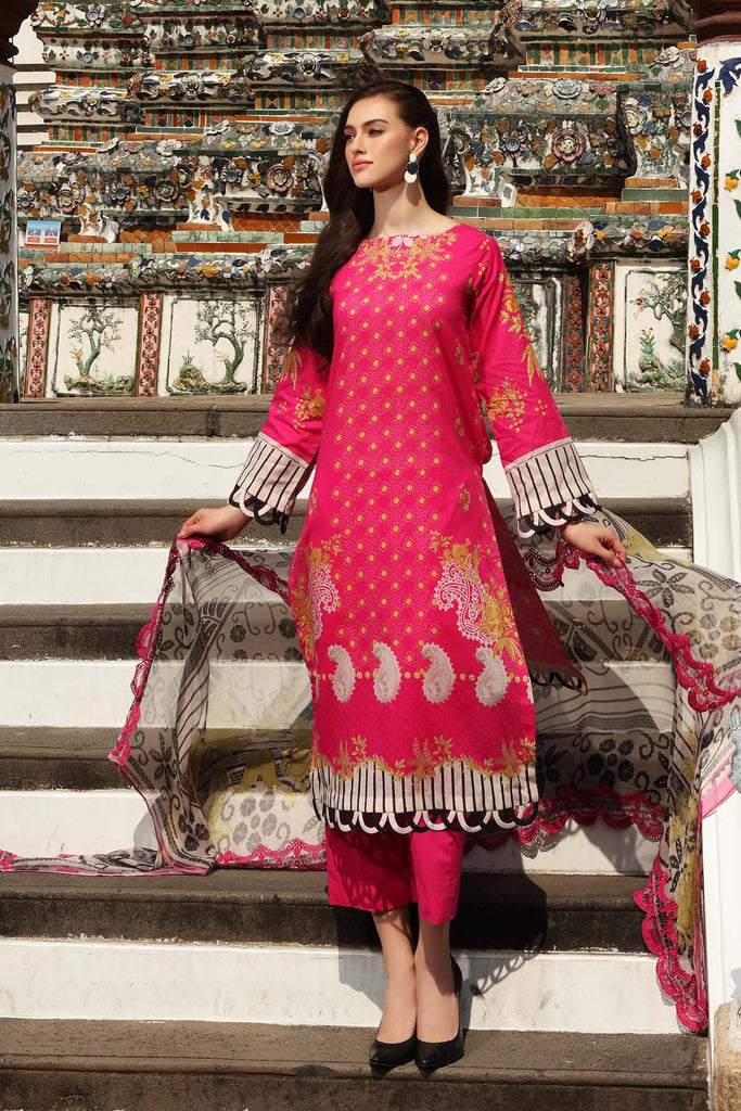 Charizma Print Melody · Printed Lawn Suit With Embroidered Chiffon Dupatta – PEC22-16