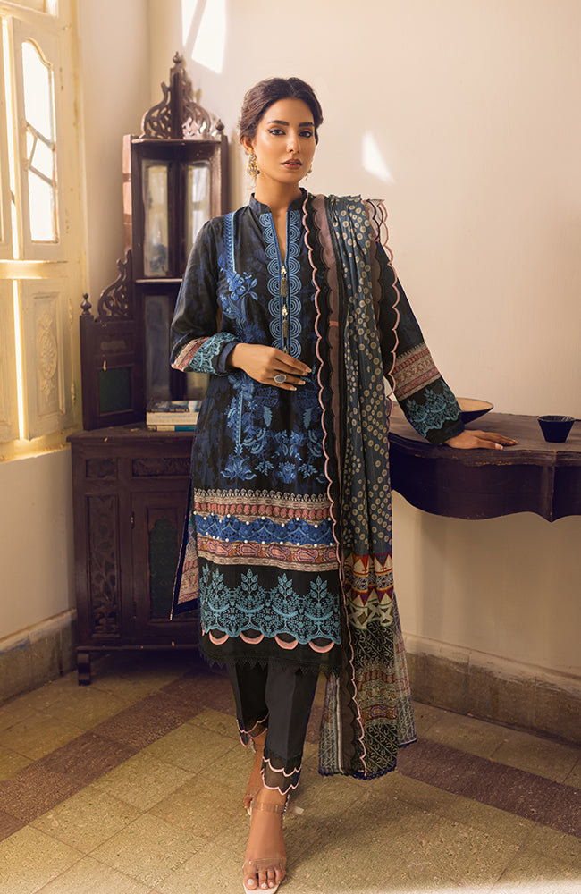 Coco by Al Zohaib Digital Embroidered Lawn Collection – D-02A