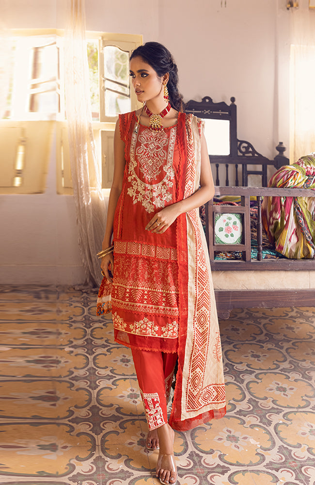 Coco by Al Zohaib Digital Embroidered Lawn Collection – D-04A