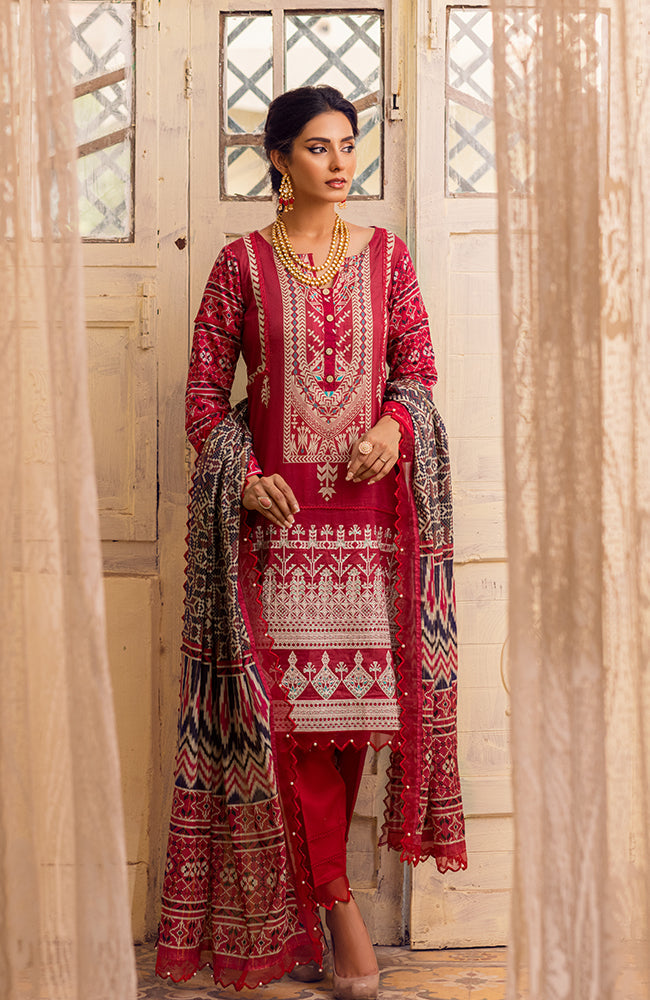 Coco by Al Zohaib Digital Embroidered Lawn Collection – D-06