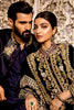 Crimson X Saira Shakira Wedding Collection – 3A - A Velvet Story - Cobalt