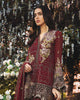 Adan's Libas Arcadia Festive Chiffon Collection – Crimson | ZA-1292