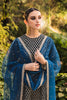Cross Stitch Luxe Atelier Luxury Collection – TEAL PROFUSE-3PC EMBROIDERED VELVET SUIT