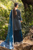 Cross Stitch Luxe Atelier Luxury Collection – TEAL PROFUSE-3PC EMBROIDERED VELVET SUIT