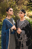Cross Stitch Luxe Atelier Luxury Collection – TEAL PROFUSE-3PC EMBROIDERED VELVET SUIT