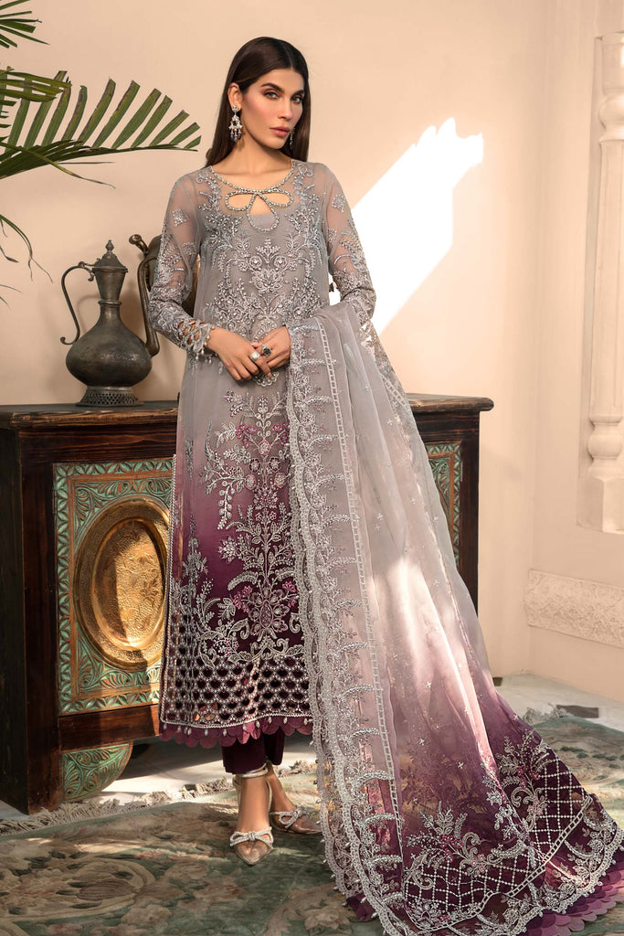 MARIA.B Mbroidered Heritage Collection 2023 – Plum BD-2605